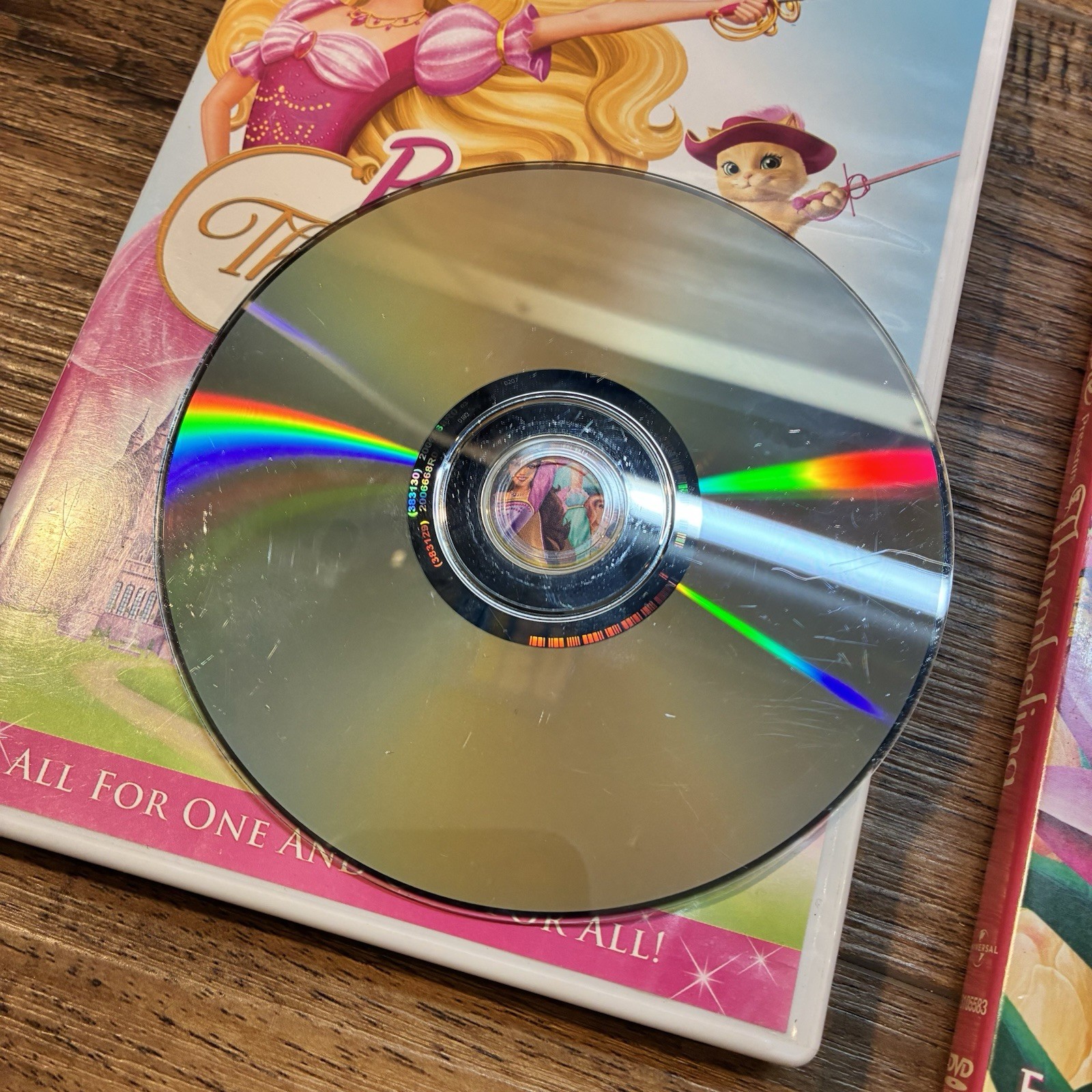 Barbie Movies DVD – Lot of 5 Disc Have Some Scratching Read Disc.