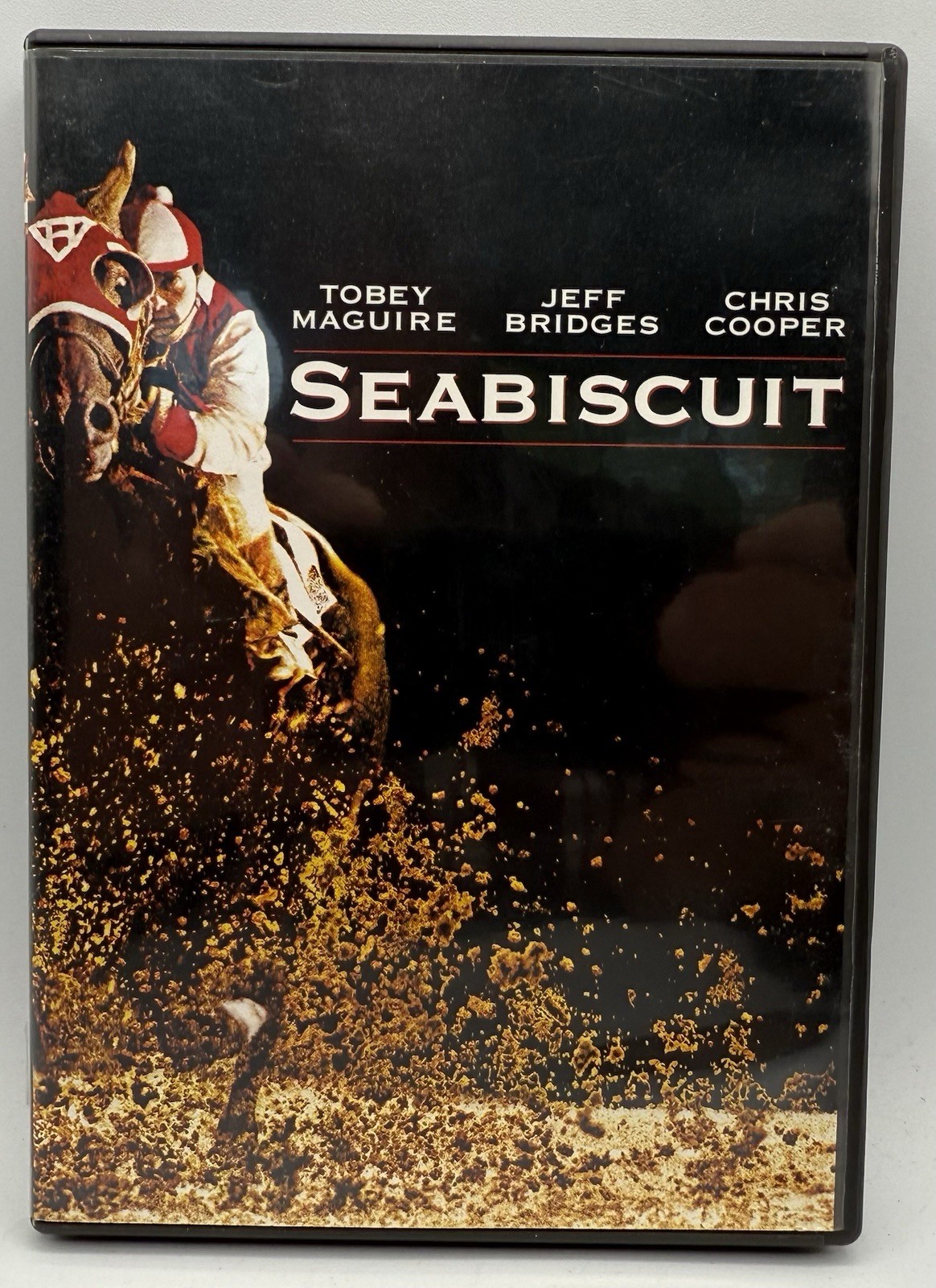 Seabiscuit DVD Fullscreen Movie Tobey Maguire Jeff Bridges Chris Cooper 2003