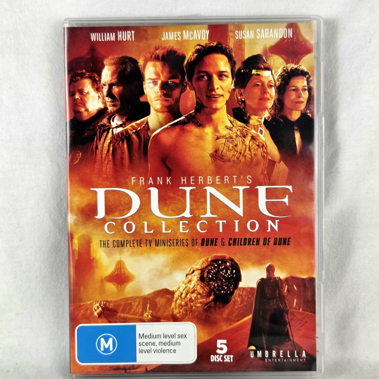 DUNE COLLECTION DVD Complete TV Miniseries Children Of 5 Disc R4 Fank Herbert