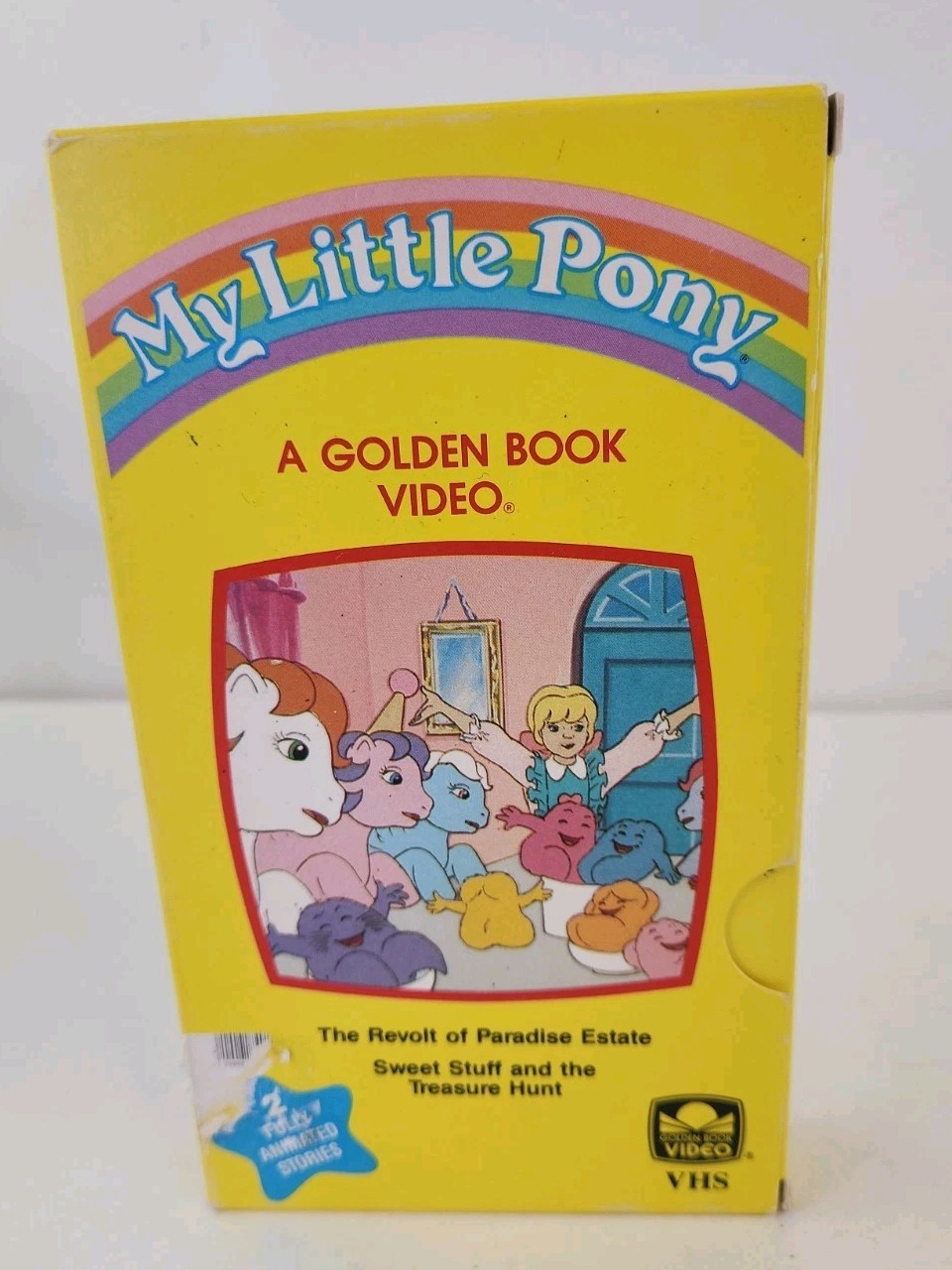 RARE My Little Pony Golden Book VHS Tape Fugitive Flowers Little Piece Of Magic