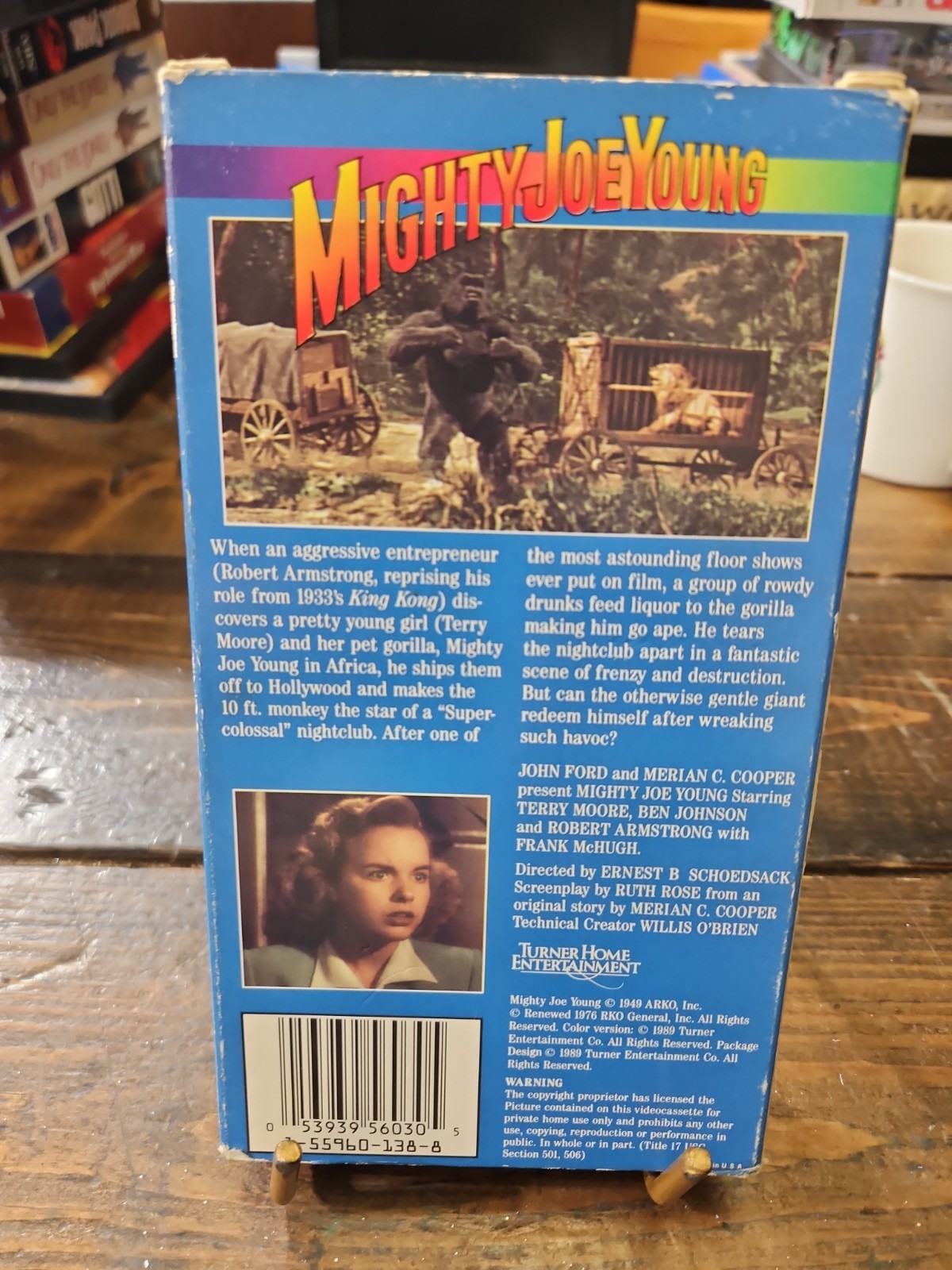 “Mighty Joe Young” (1949) Sci-Fi/Drama VHS 1989 Colorized version.