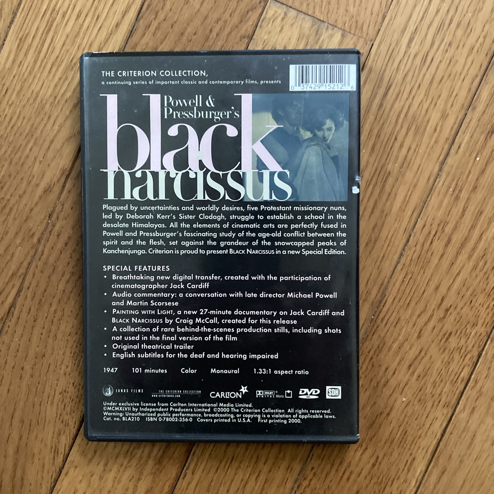 Black Narcissus ( DVD, Criterion Collection )