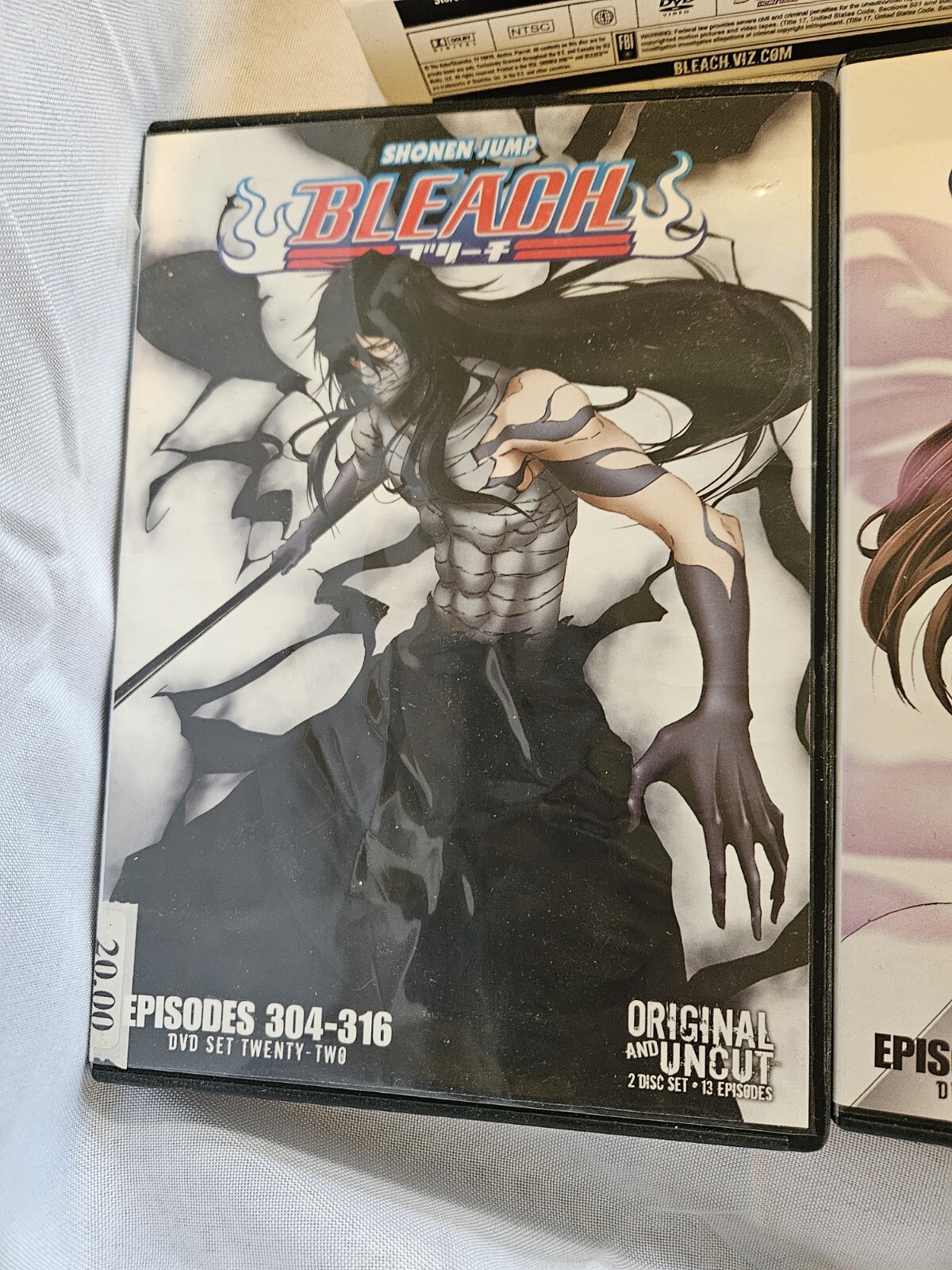 Shonen Jump Bleach Mix Season Sets Original And Uncut DVD New And Euc + Movie 2