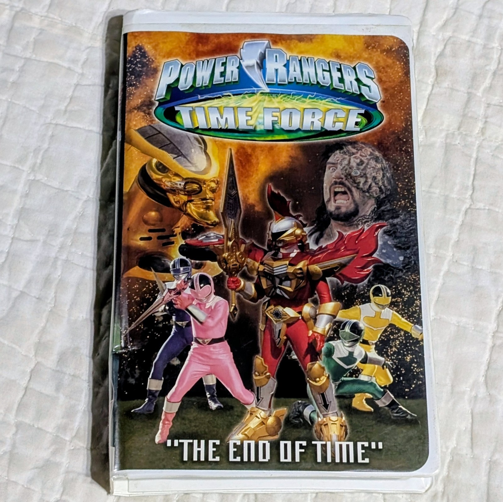 Power Rangers Time Force “The End of Time” Video VHS 80 Minutes Color Clamshell