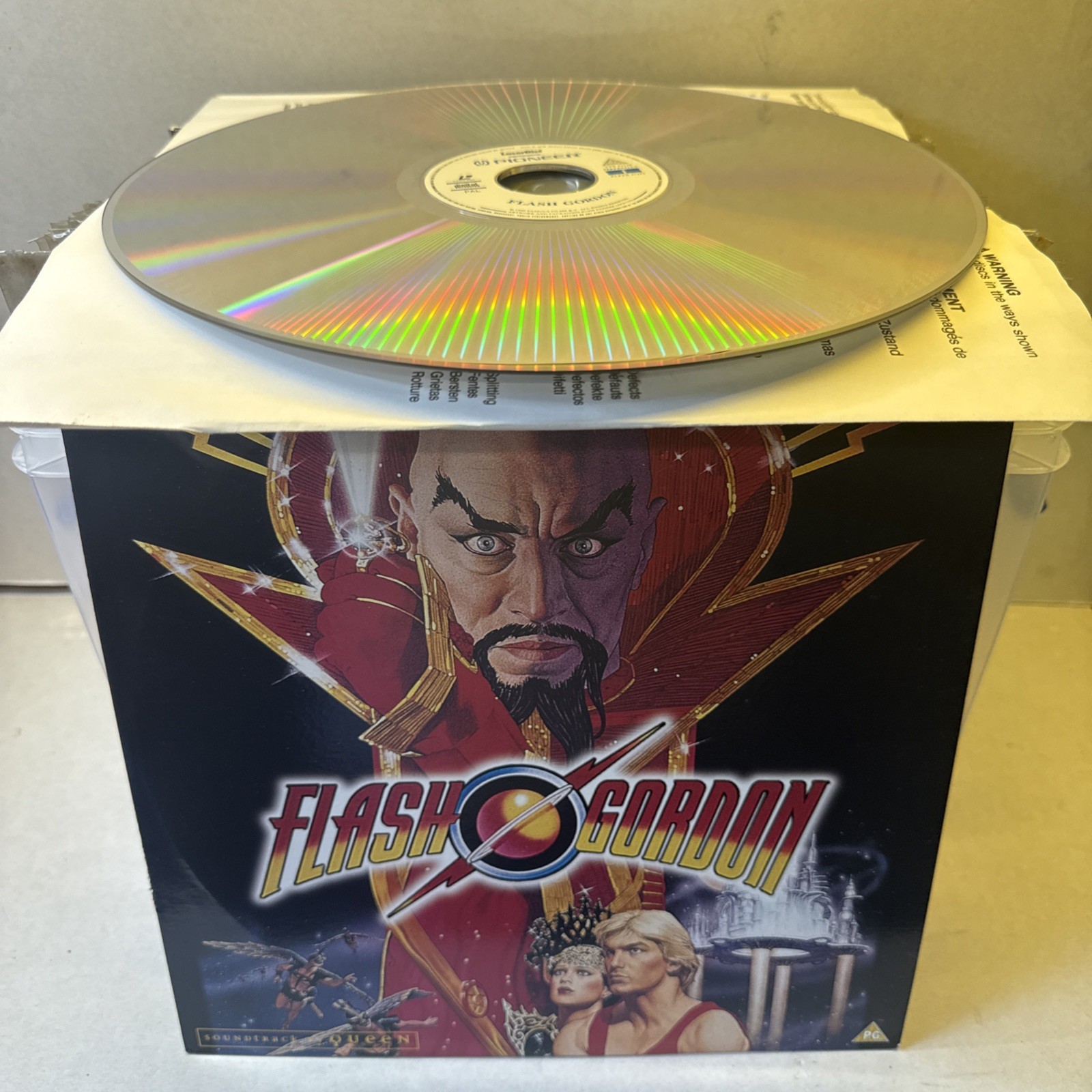 Flash Gordon (1980) LaserDisc -1998 UK PAL Widescreen – PLFEB 37191