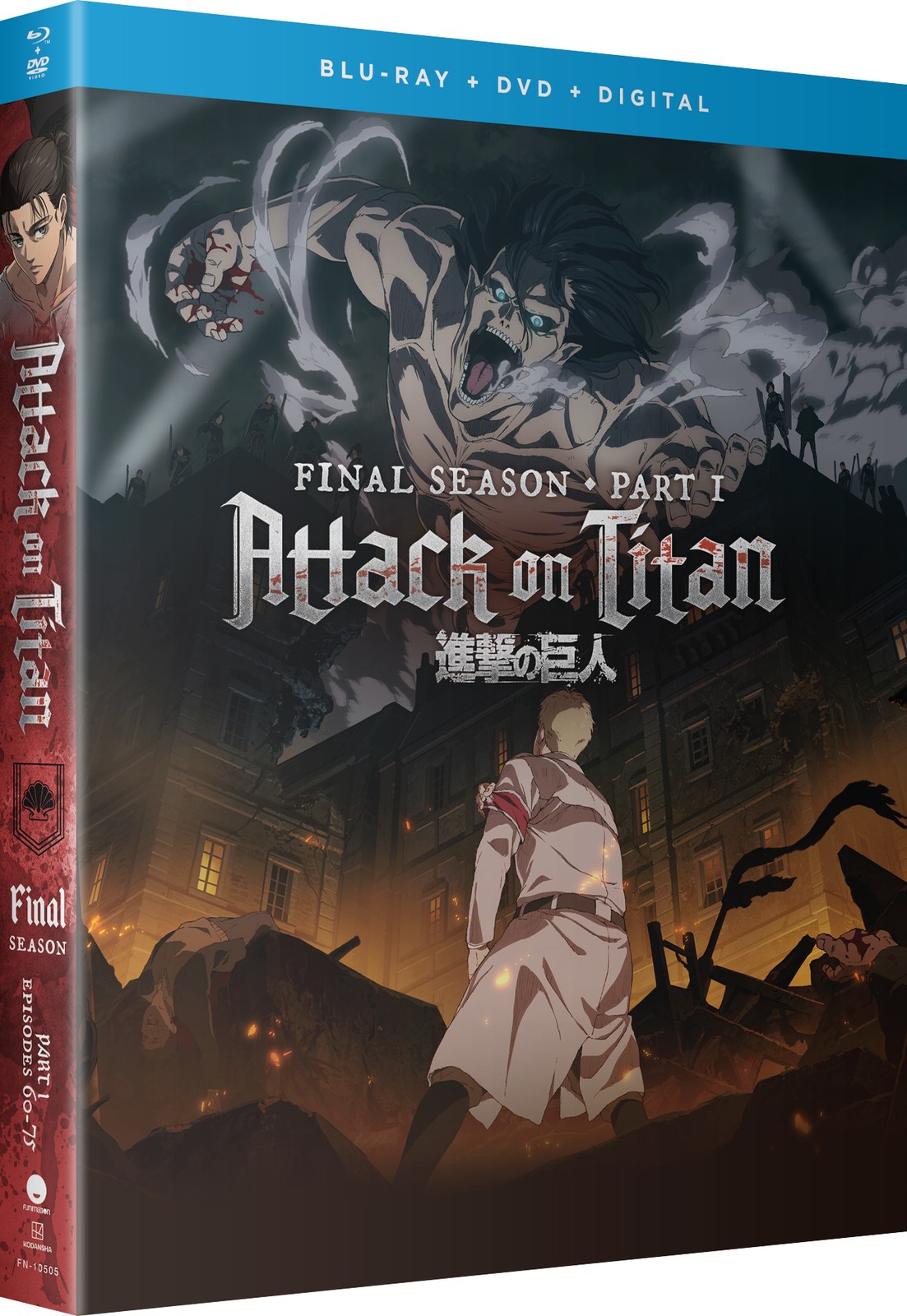 New Attack On Titan: The Final Season – Part 1 (Blu-ray + DVD)