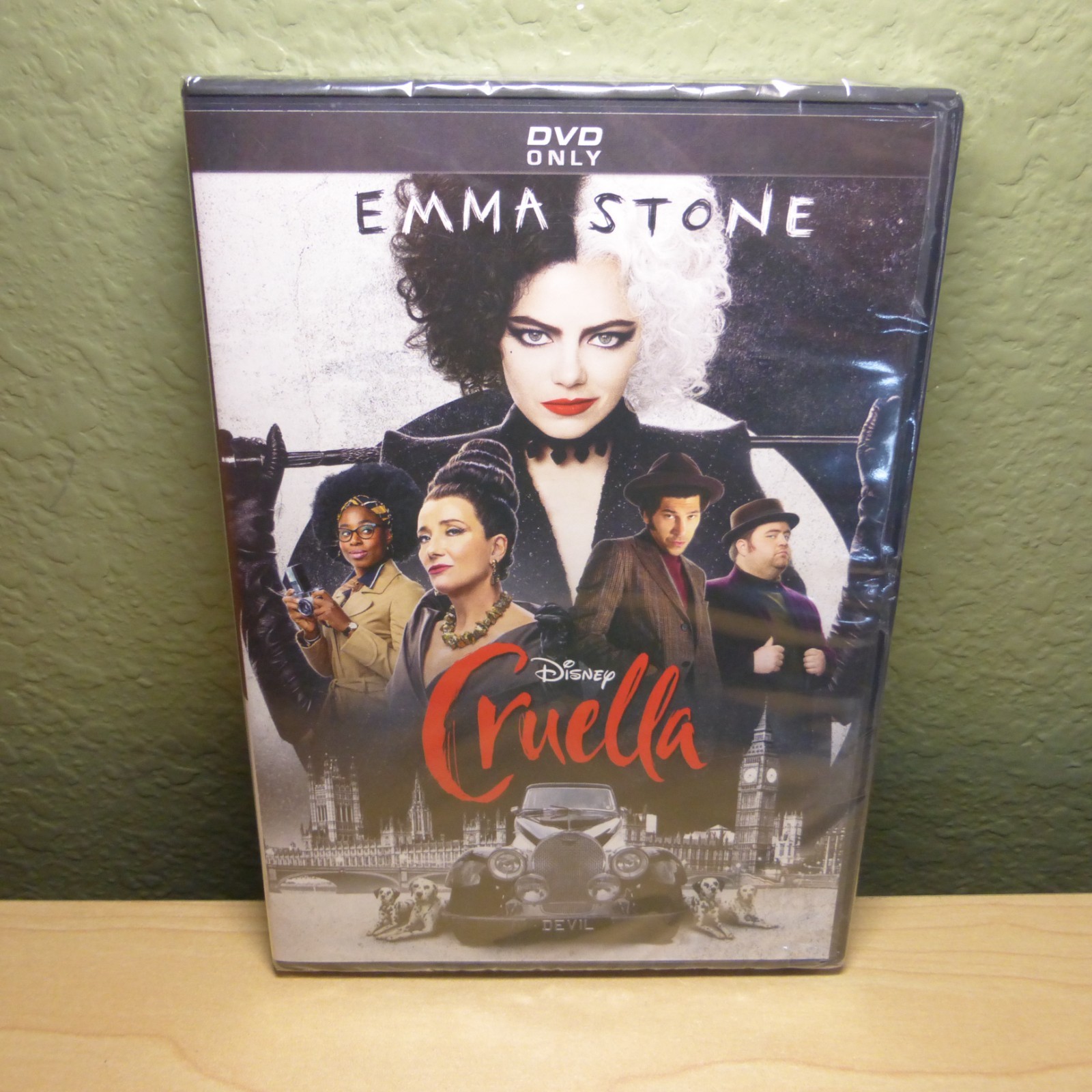 Cruella (DVD, 2021) Emma Stone Disney Brand New Sealed