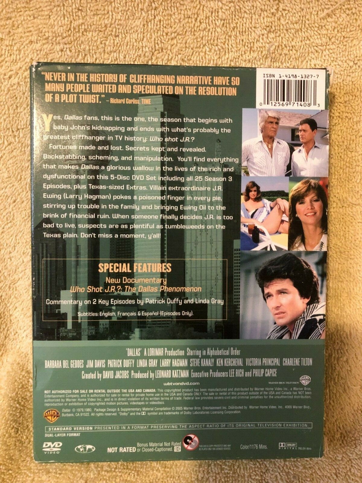 1978 DALLAS dvd sets Seasons 1-3 Patrick Duffy Victoria Principal Larry Hagman