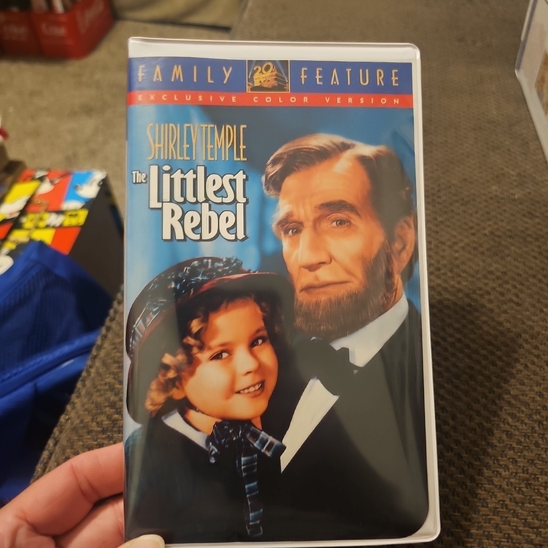Vtg The Little Rebel Shirley Temple – VHS Exclusive Color Version 1994