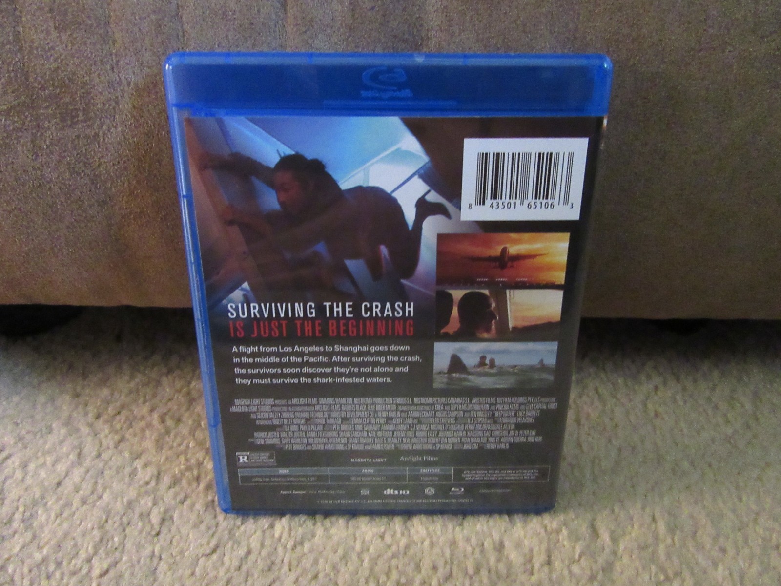 DEEP WATER [2026] BLU-RAY [AARON ECKHART / BEN KINGSLEY] [LIKE NEW] [BOX SHIP]
