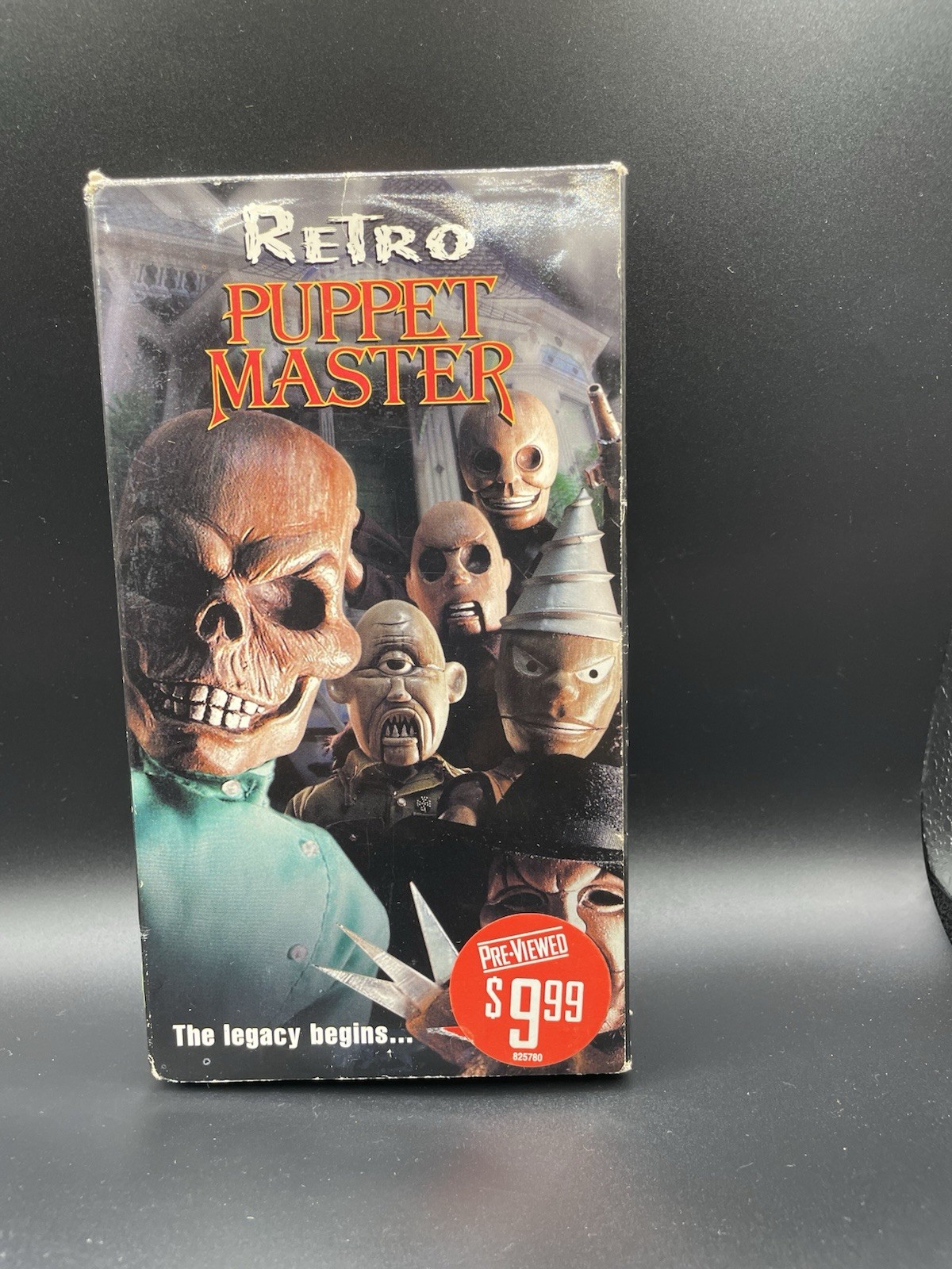 Retro Puppet Master Vhs Tape 1999 Coat, Classic Horror, Full Moon Pictures