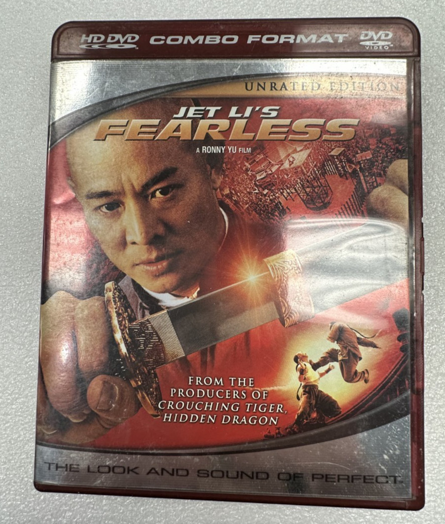 Fearless (HD DVD, 2006, Unrated and Theatrical Editions HD/DVD Combination…