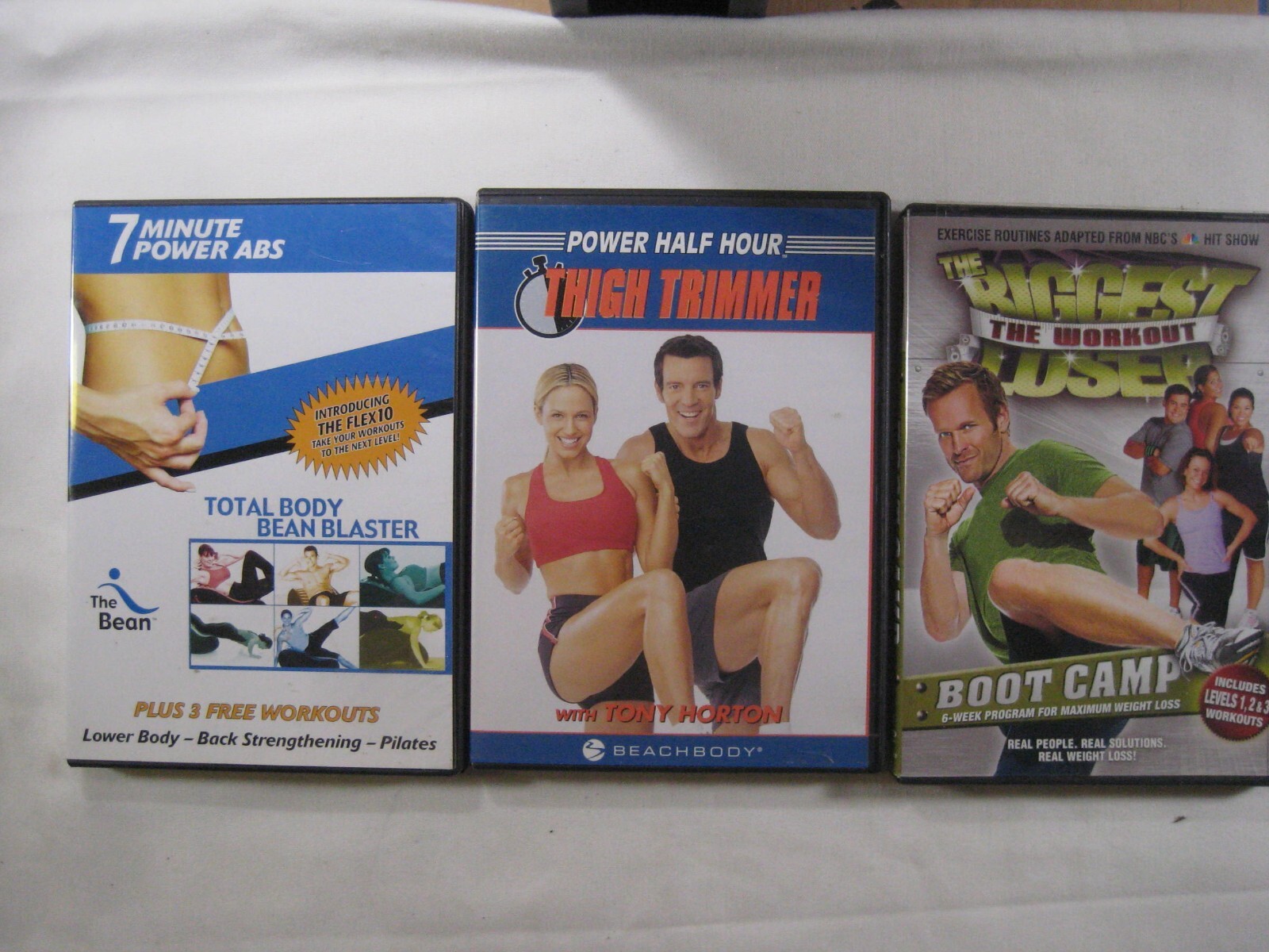 DVD Lot 18 exercise workout Weight Watchers Prevention Power Abs Biggest Loser +