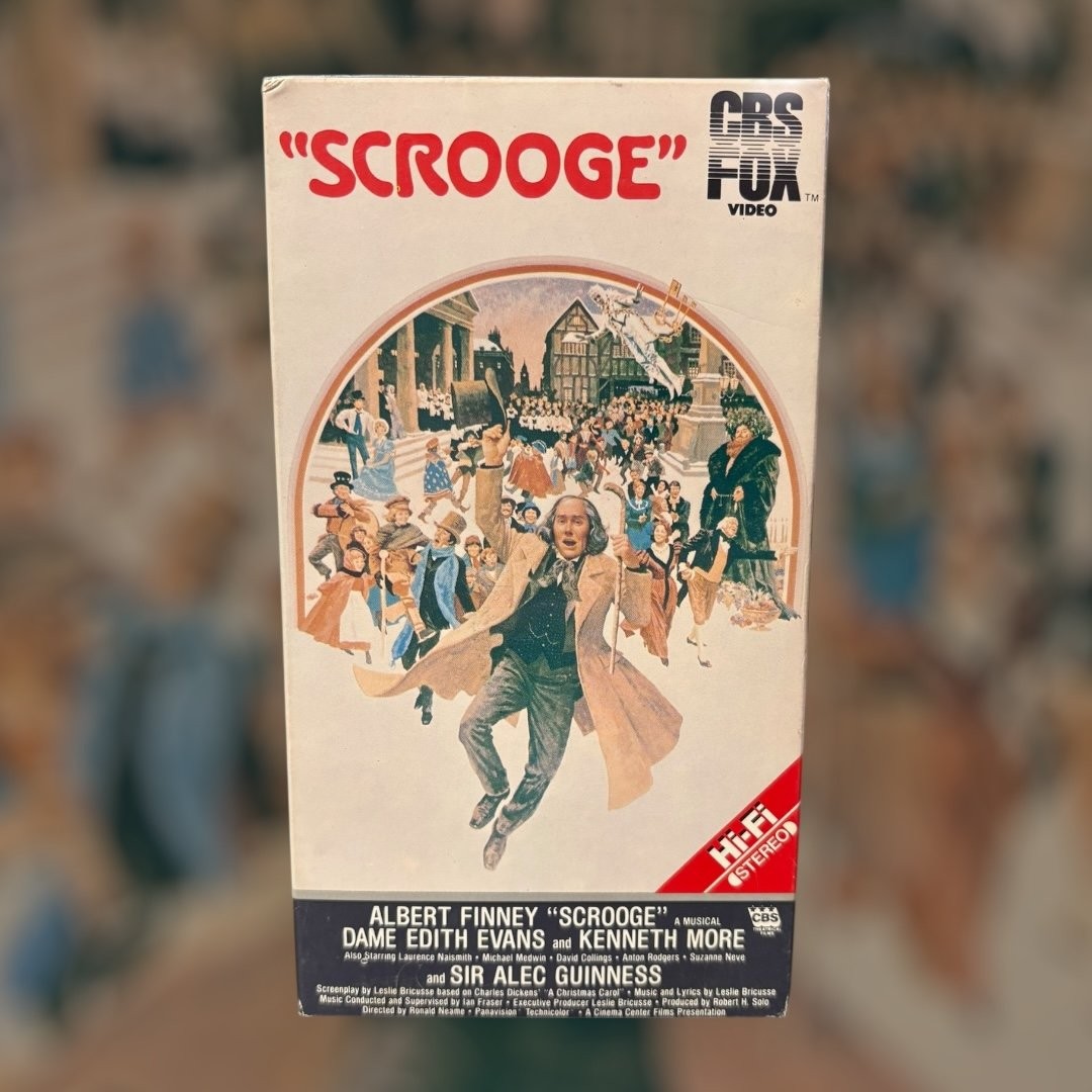 Scrooge VHS 1970 Musical Family CBS Fox Video Hi-Fi Stereo