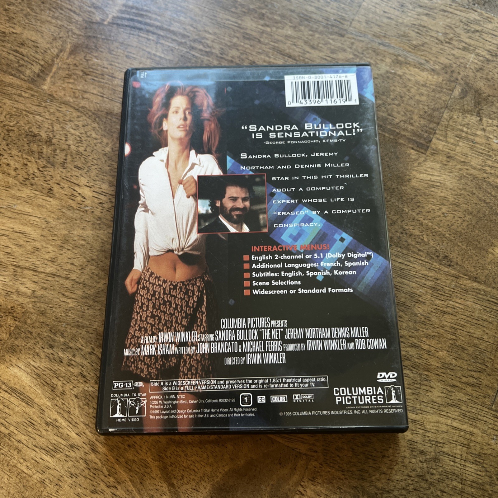 The Net – DVD, Sandra Bullock – UNPLAYED MINT / FREE SAME DAY SHIPPING