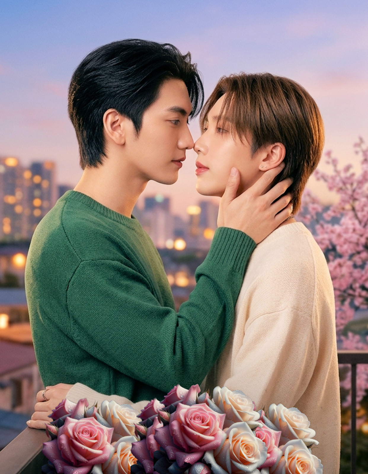 Thai LGBT Lakorn BL Drama, “Crazy Love, Moo ” Complete Series on DVDs (No Subs)