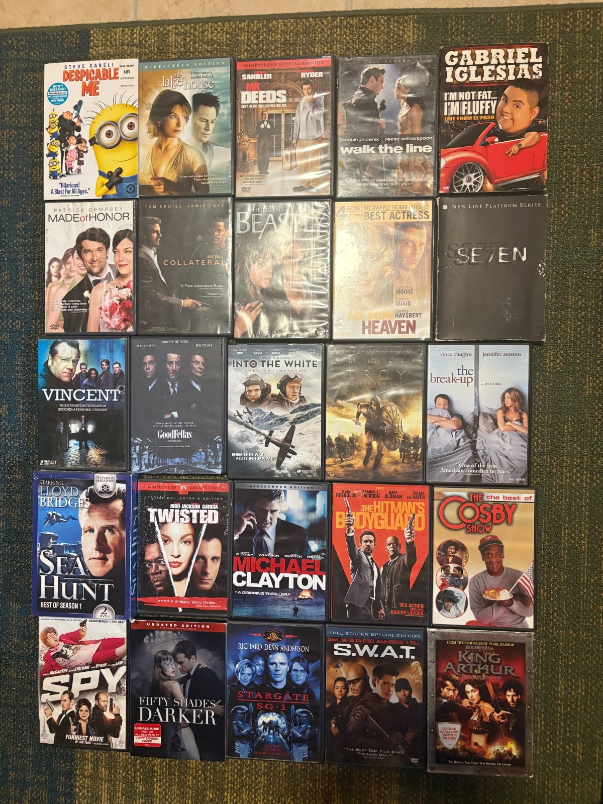 Sale!-Used-Lot-130 Film Favorites ( 25 DVD Movie Mixed Set )