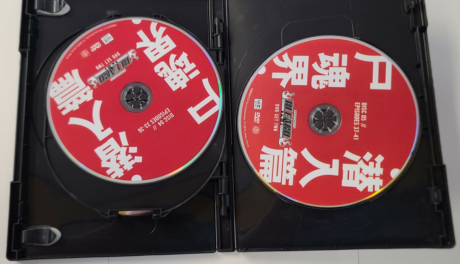 Shonen Jump ~ Bleach ~ Original & Uncut ~ DVD Set One & Two ~ Viz Media ~ USED