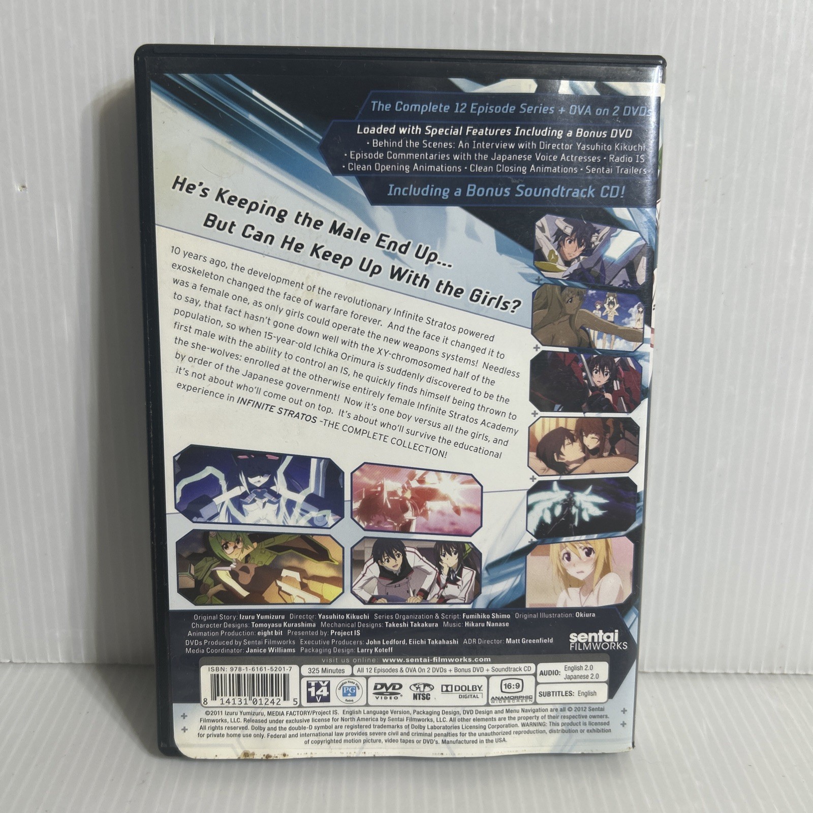 Infinite Stratos Complete Collection DVD Special 3 Disc Set Bonus Soundtrack CD