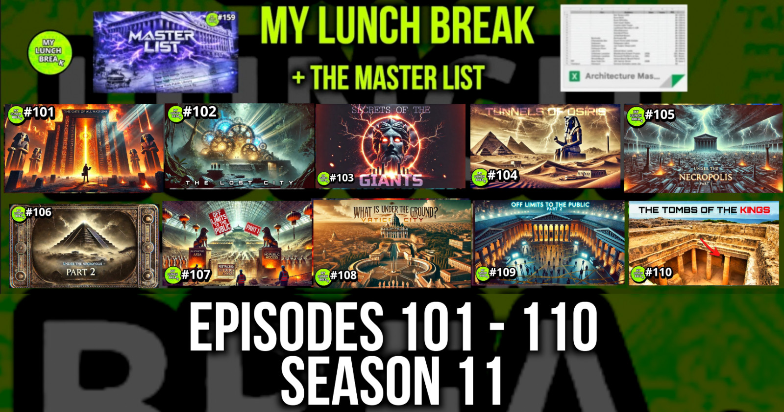 My Lunch Break – Episodes 101 – 110 (Physical Archive) – USB Flash Drive