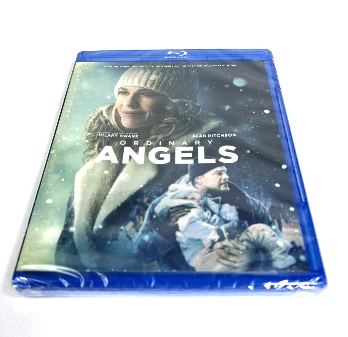 Ordinary Angels Bluray + Blue Ray DVD + Digital Copy-Sealed -Fast Ship
