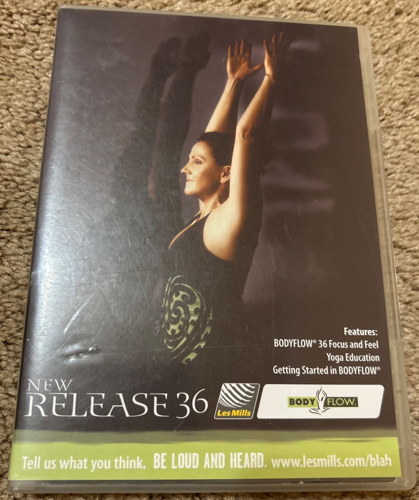 Les Mills BodyFlow Release 36 DVD, CD, Notes Body Balance Flow Yoga Workout
