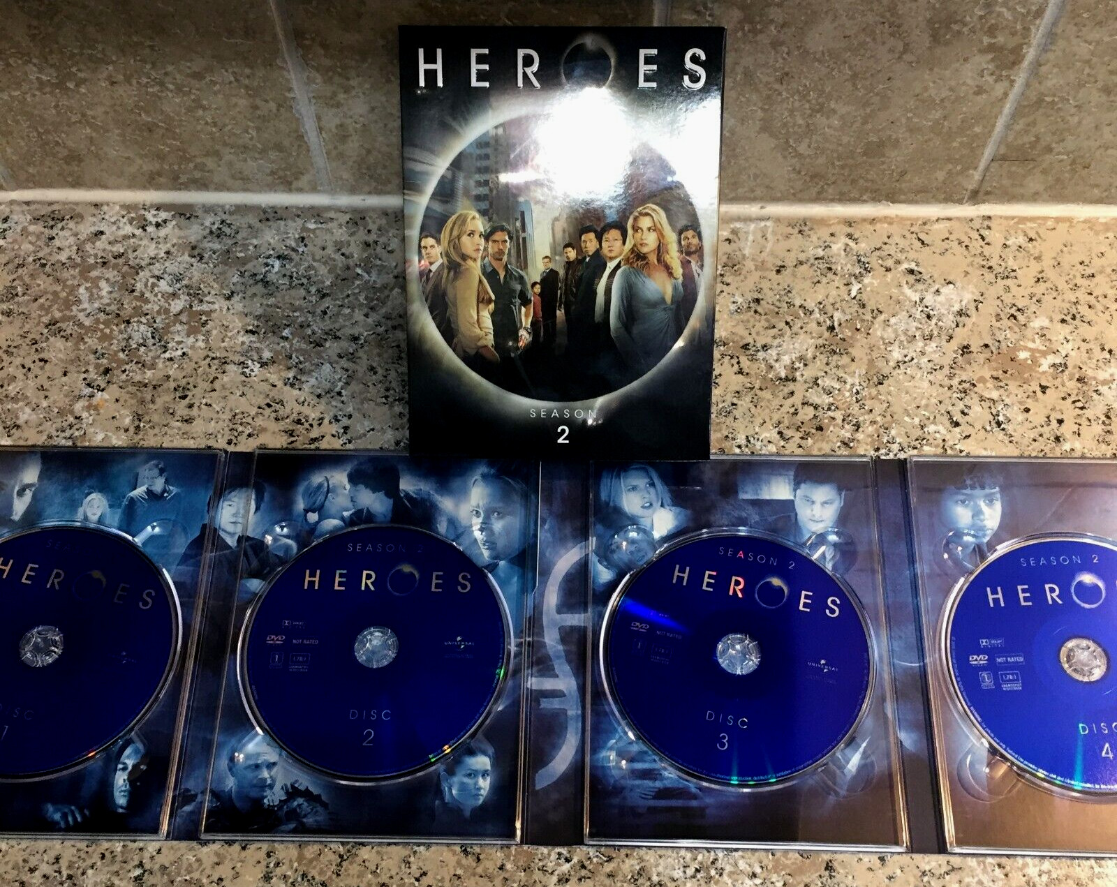 Heroes Season 2 DVD With Slip Case / Ships Same Day with Tracking