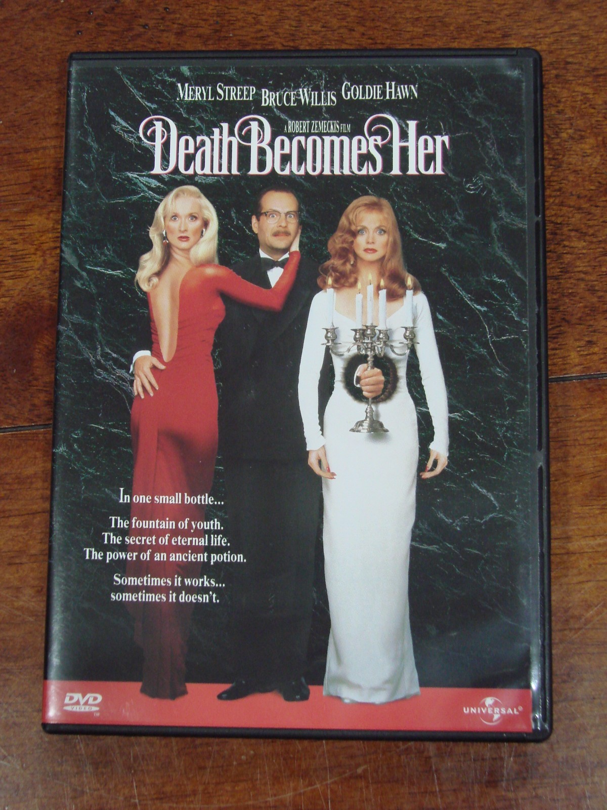 Death Becomes Her DVD 1992 Meryl Streep Bruce Willis Goldie Hawn