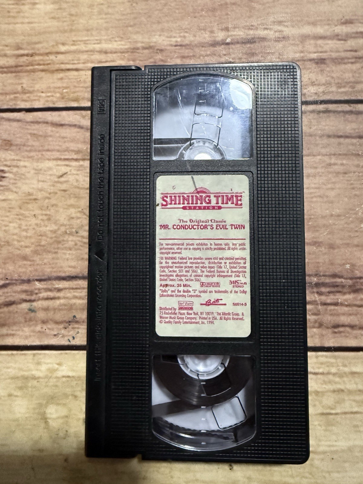 Shining Time Station Mr. Conductor’s Evil Twin Classic Vol 7 VHS Tested Thomas