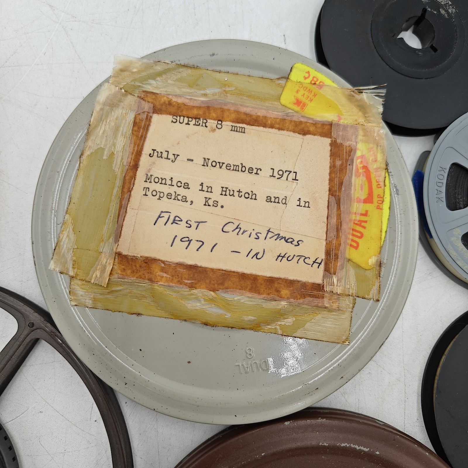 VTG Lot of 7 Film Reels Video Recorded – Unknown contents or origin – Treasure!