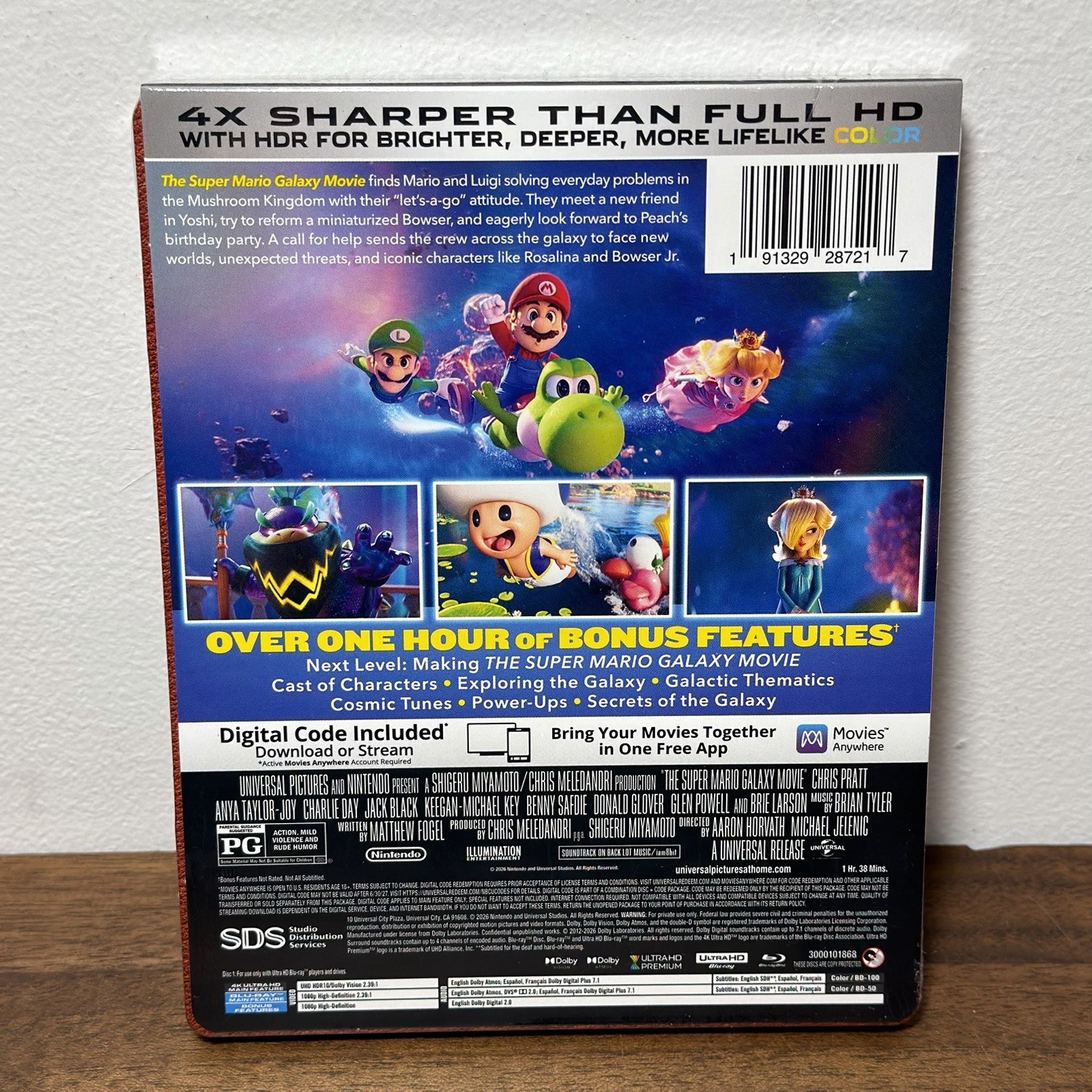 The Super Mario Galaxy Movie 4K Ultra HD Blu-ray Steelbook – SHIPS TODAY
