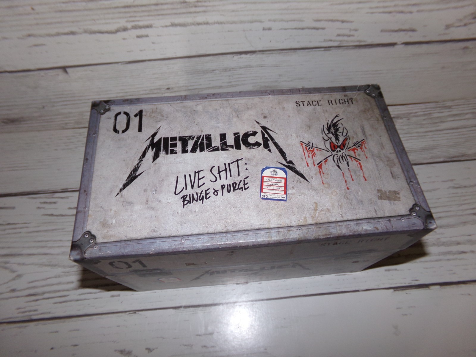 Metallica Live Shit Binge & Purge 1993 Road Case Box Set CD VHS
