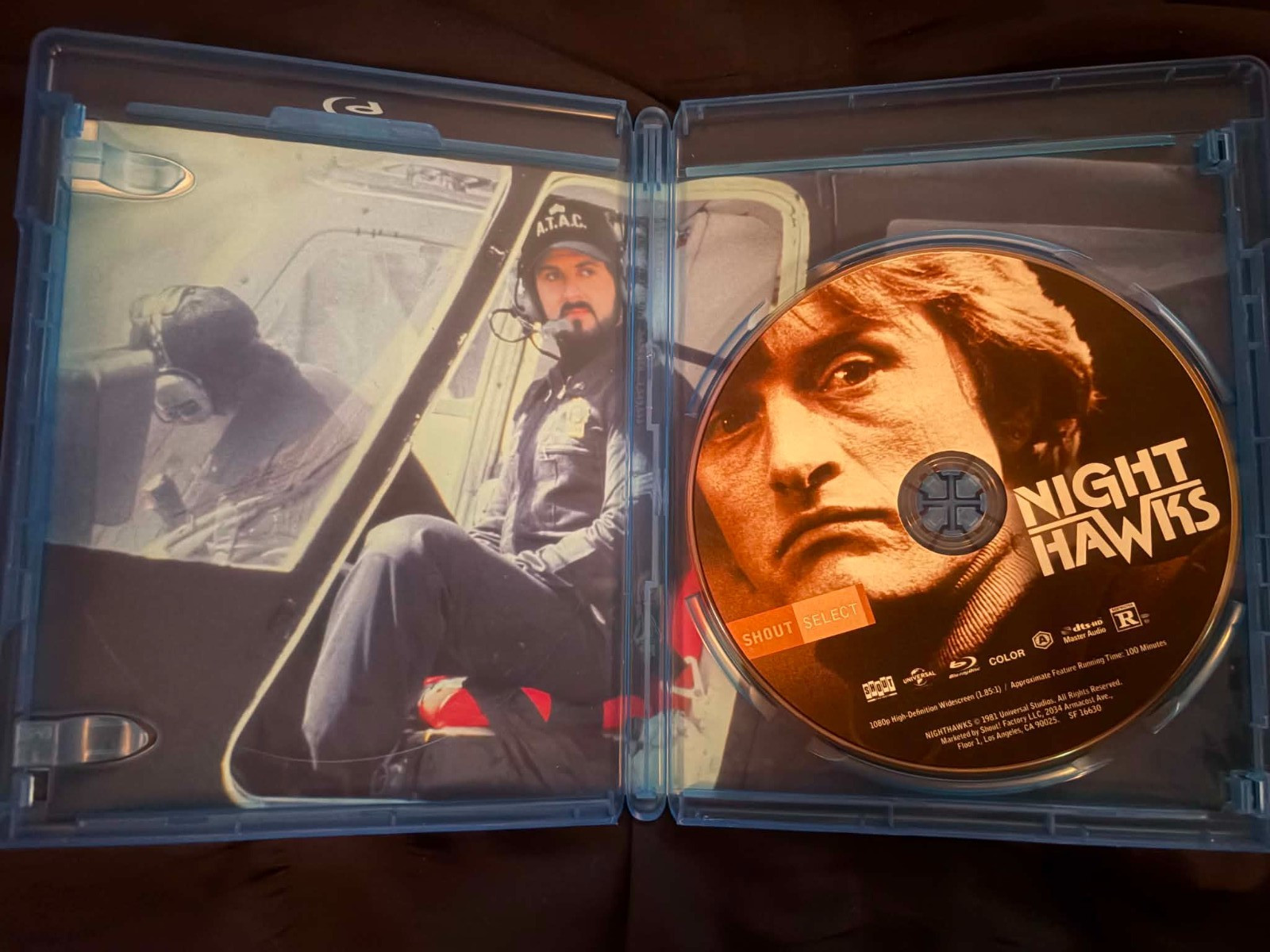 Nighthawks 1981 (Blu-ray ) Shout Select – Collector’s Edition – Stallone/Hauer
