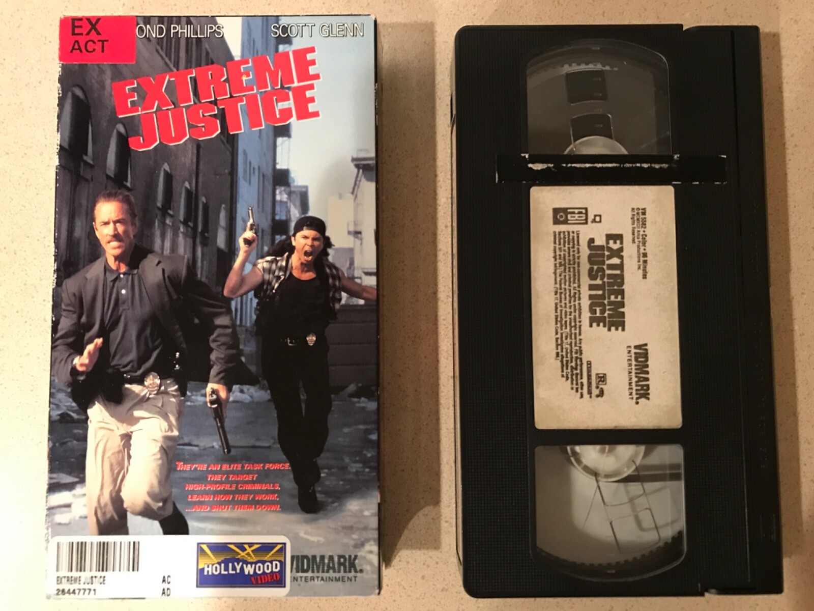 Extreme Justice (VHS 1992) Lou Diamond Phillips, Scott Glenn, Chelsea Field