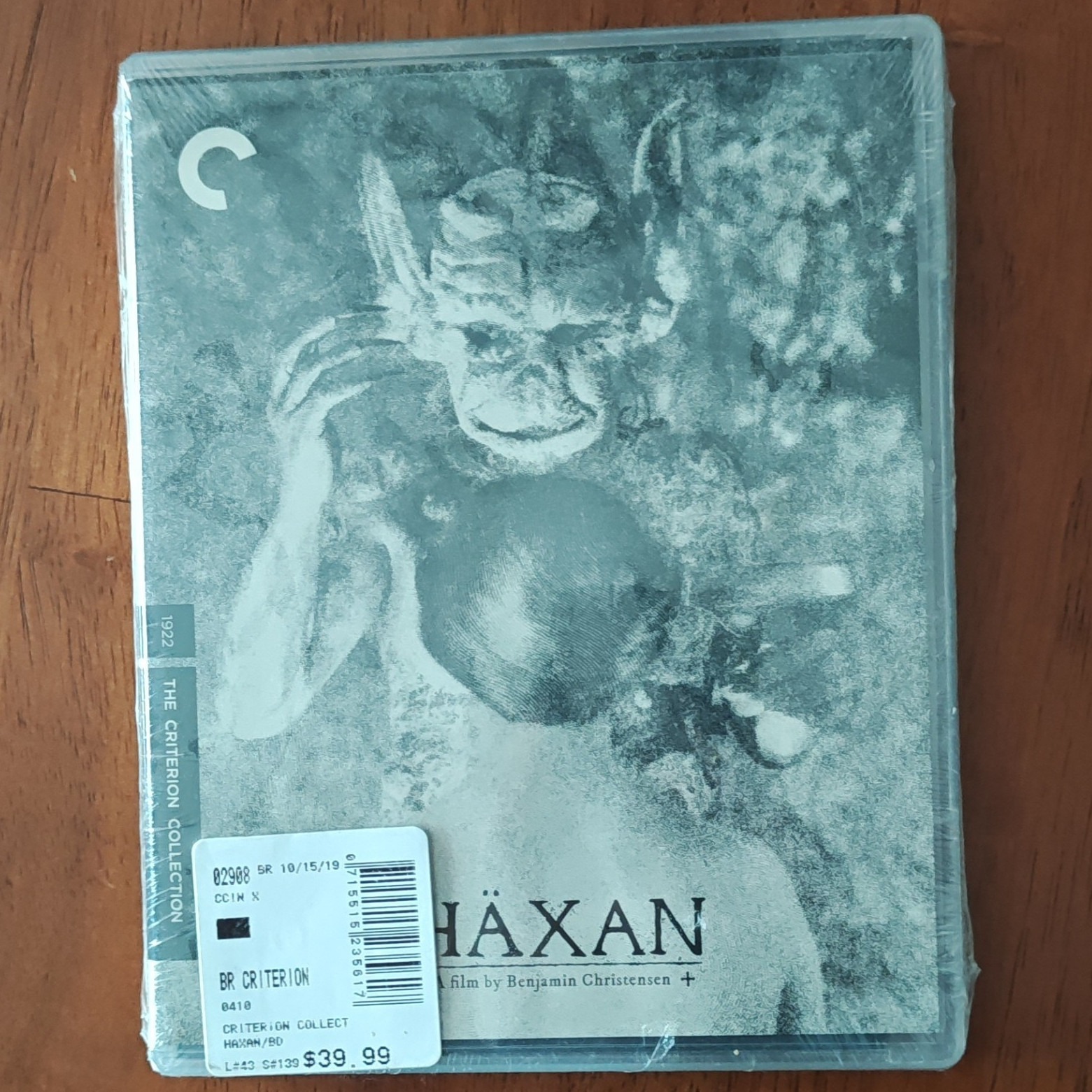 The Criterion Collection Häxan Blu-ray Edition 1922 Region A Silent 105 Min