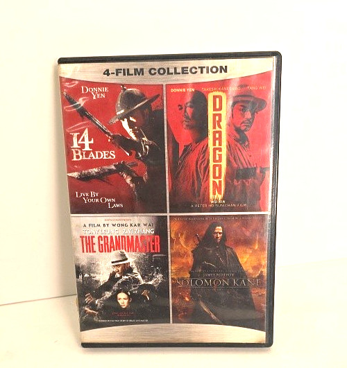 4 Film Favorites: 14 Blades, Dragon, The Grandmaster, Solomon Kane – (DVD, 2017)