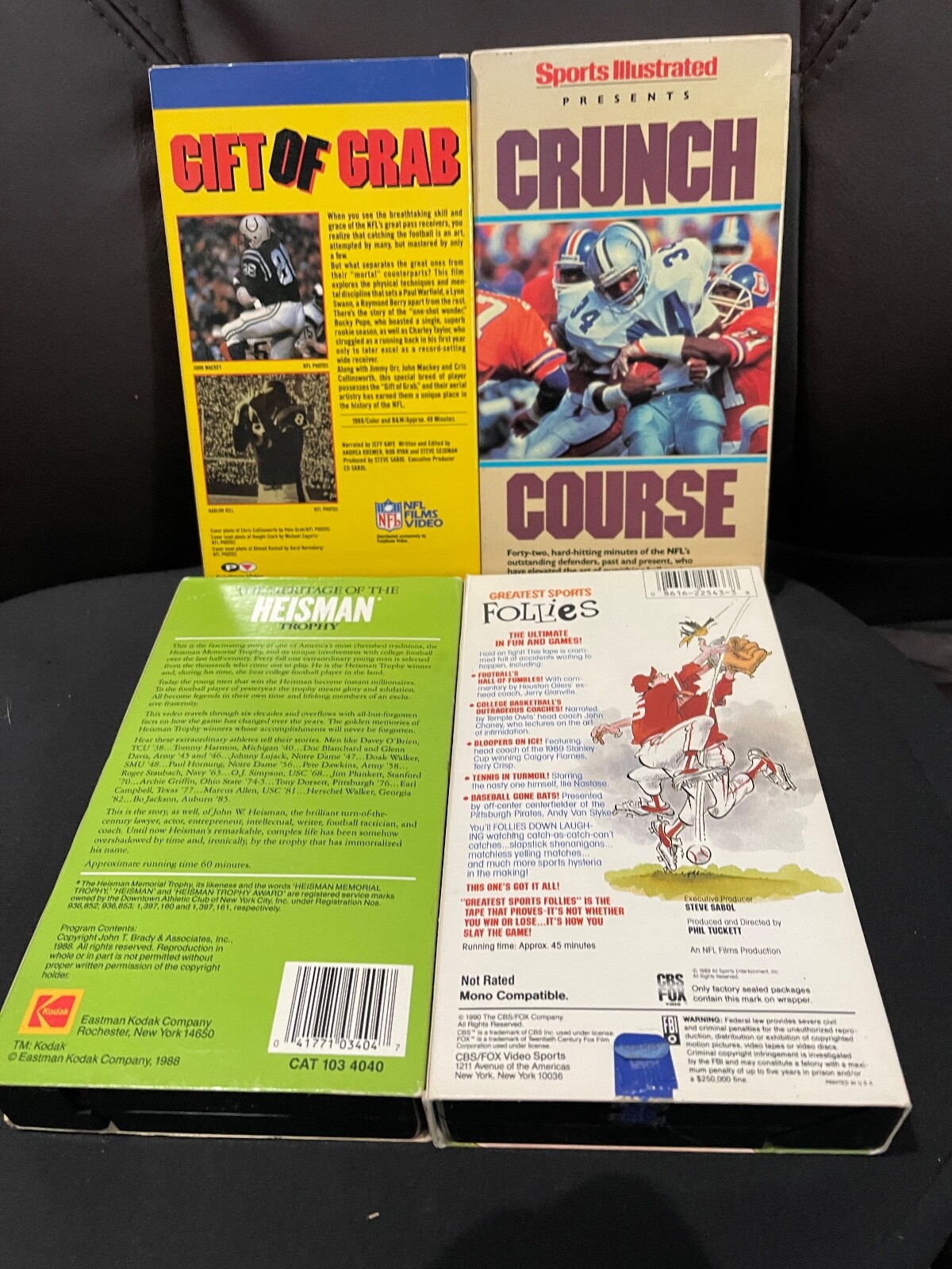 Greatest Sports Follies/Crunch Course/Gift of Grab/The Heritage of the Heisman v