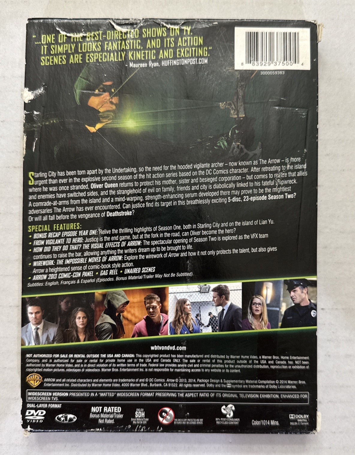 Arrow: Season 2 Stephen Amell Katie Cassidy DC Comic