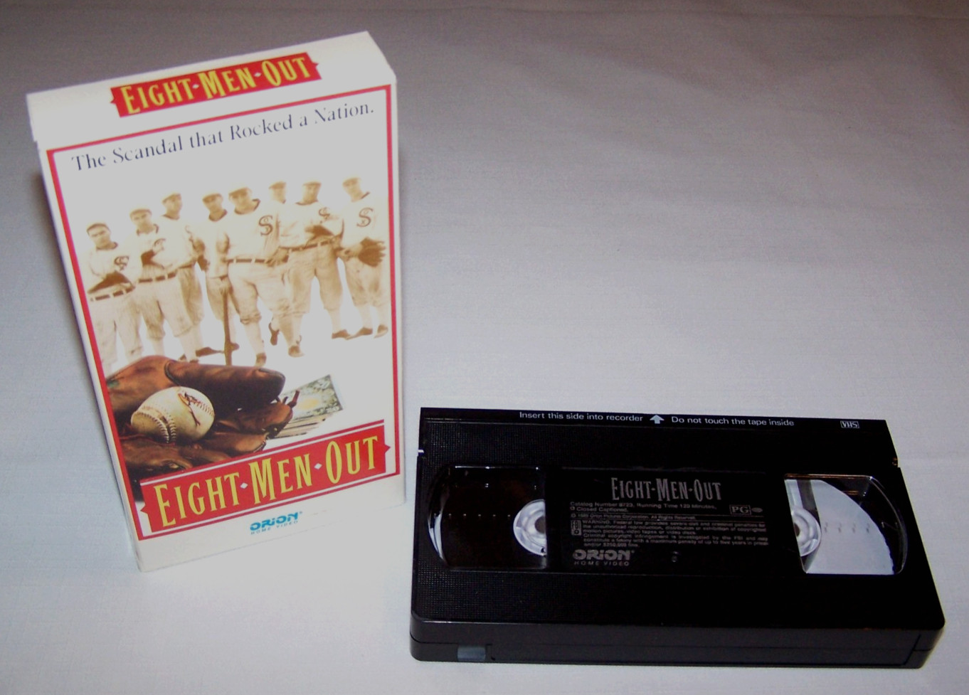 Eight Men Out (VHS, 1988) Charlie Sheen, Christopher Lloyd, D.B. Sweeney