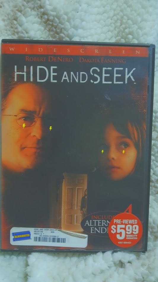 **DVD 2003 Hide And Seek Robert DeNiro Dakota Fanning Thriller Alternate Endings