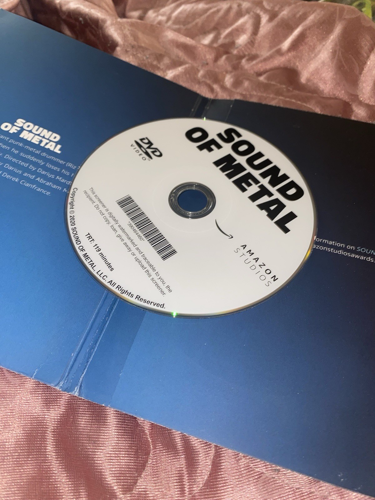 SOUND OF METAL FYC Promo DVD Screener Amazon Riz Ahmed