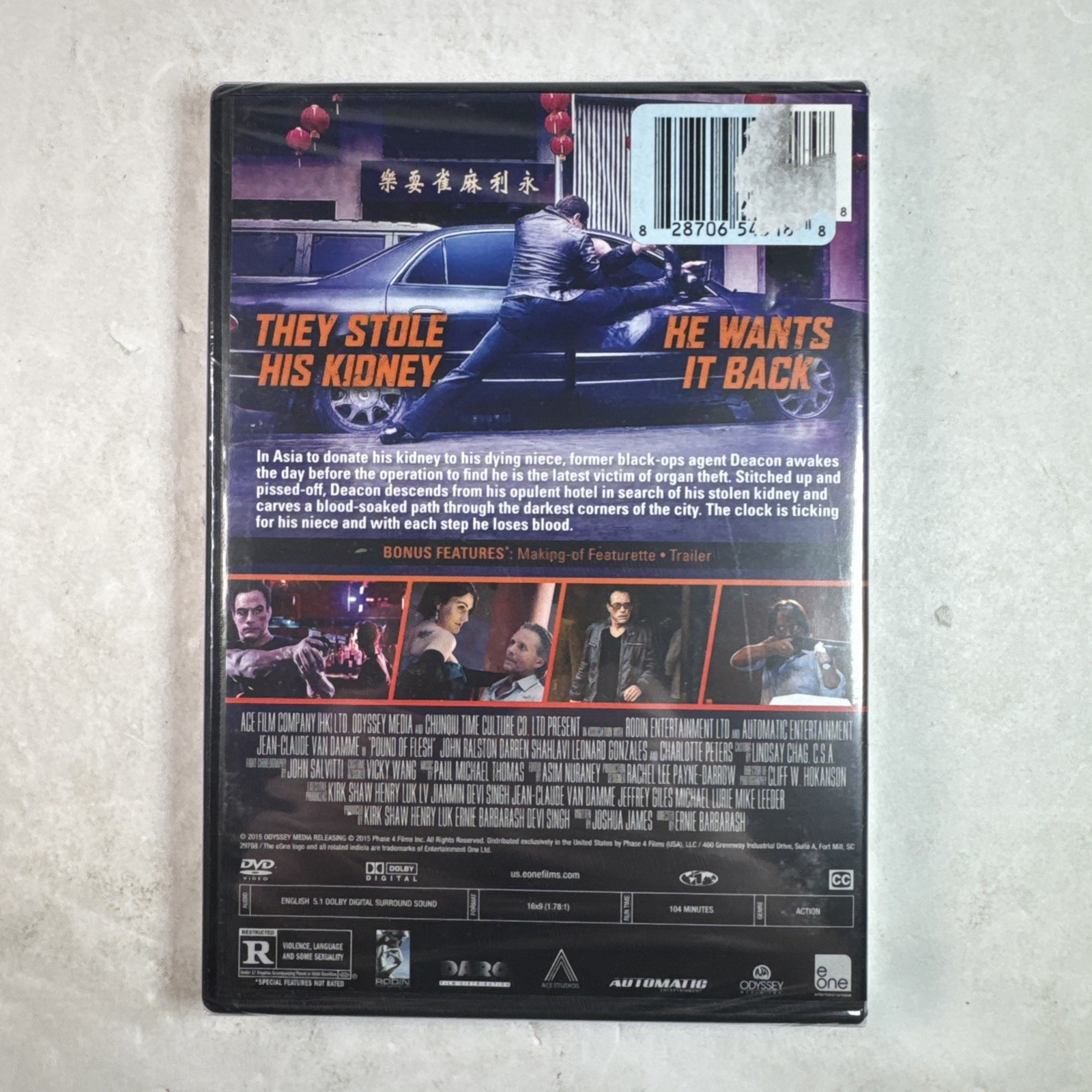 SEALED POUND OF FLESH JEAN CLAUDE VAN DAMME ACTION DVD BRAND NEW