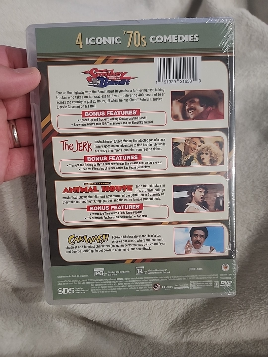 Classic 1970s Comedy Collection Animal House Car Wash Smokey Jerk (DVD) New