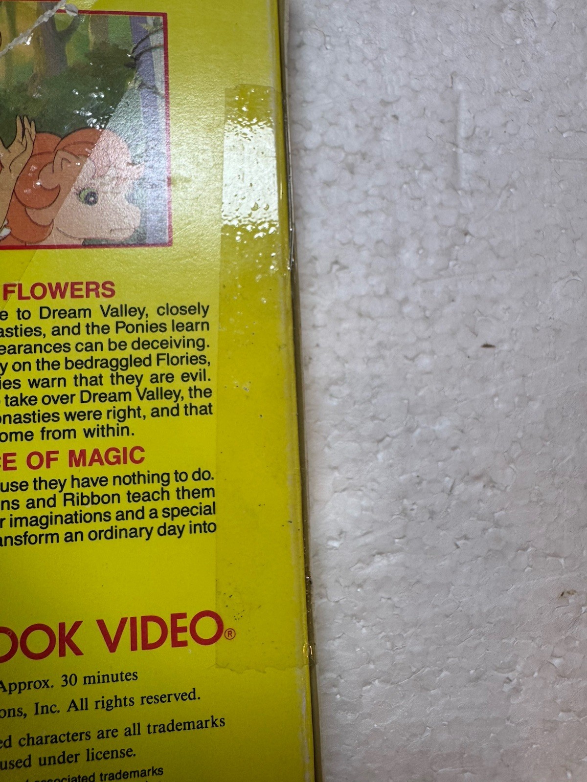 1988 My Little Pony Golden Book VHS – Fugitive Flowers – Little Piece Of Magic