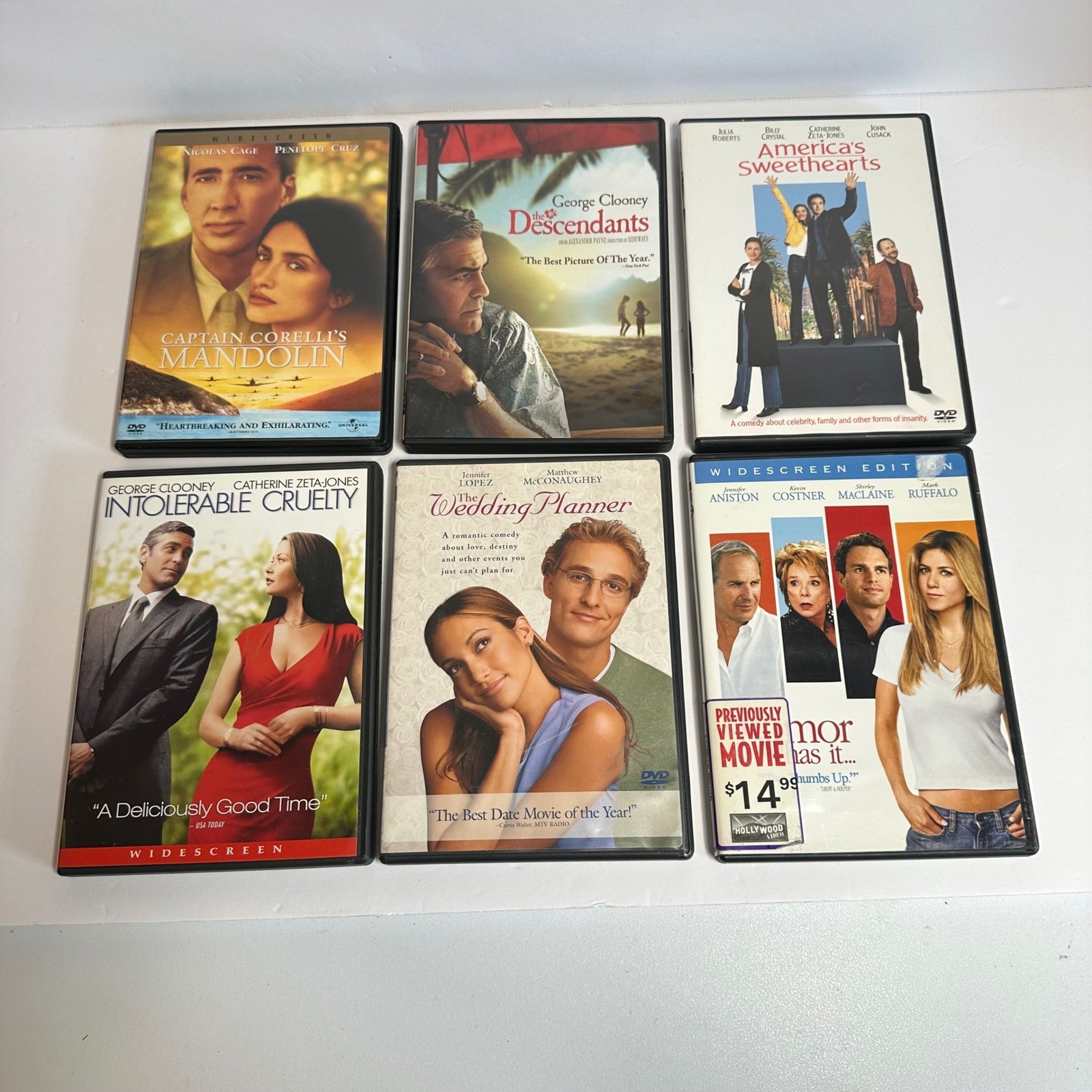 Mixed DVD Lot Romantic Comedy Drama 19 Movies RomCom Bundle