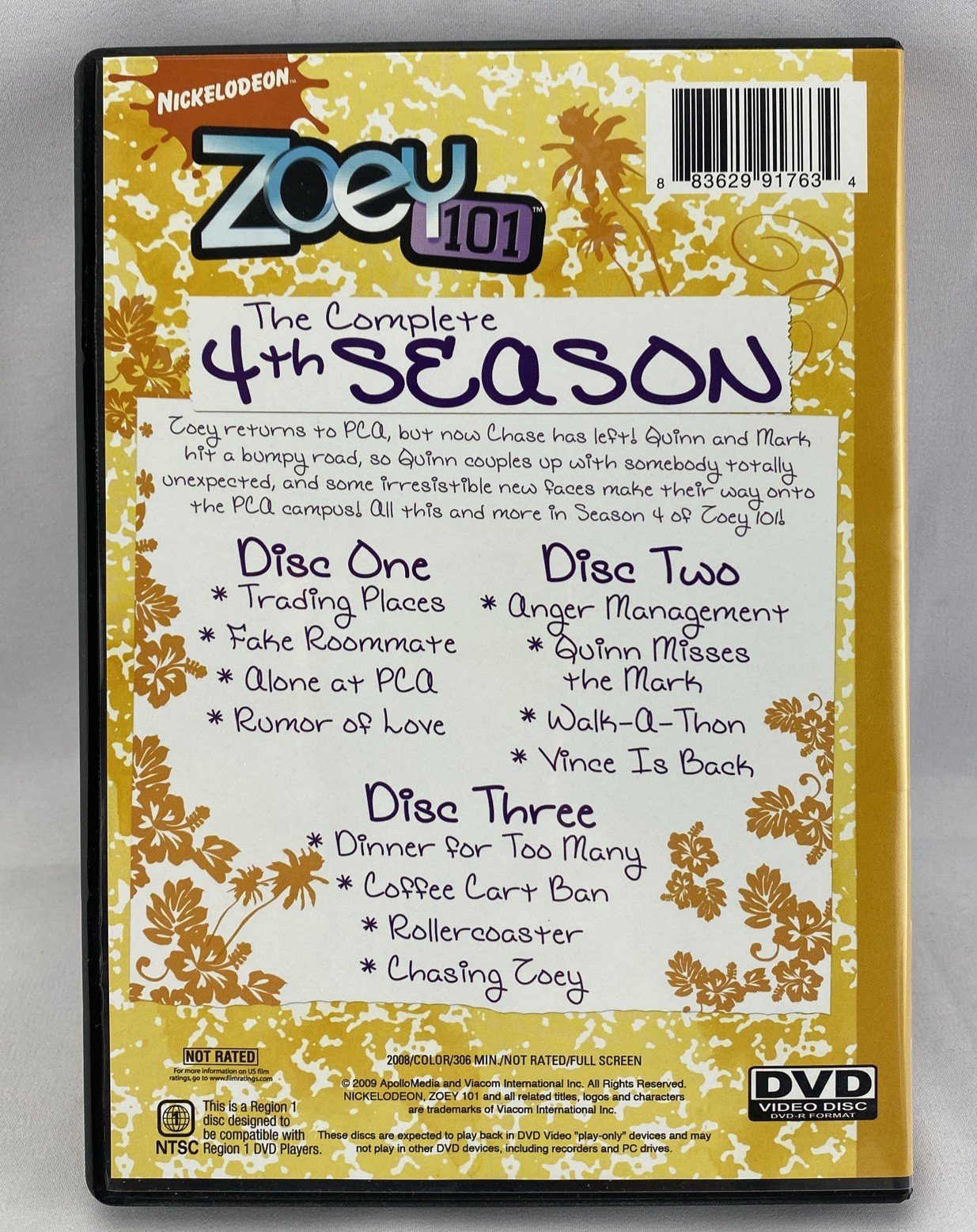 Zoey 101 Seasons 1-4 1 2 3 4 Nickelodeon DVD Set OOP Complete Series