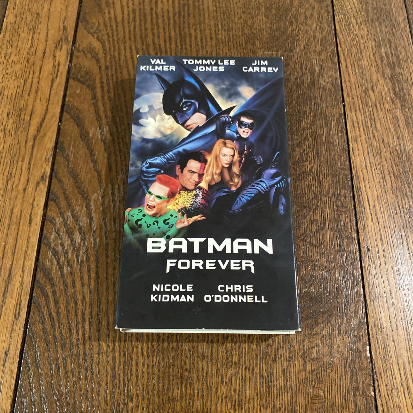 1995 Batman Forever VHS. Warner Home. Val Kilmer. Jim Carrey.