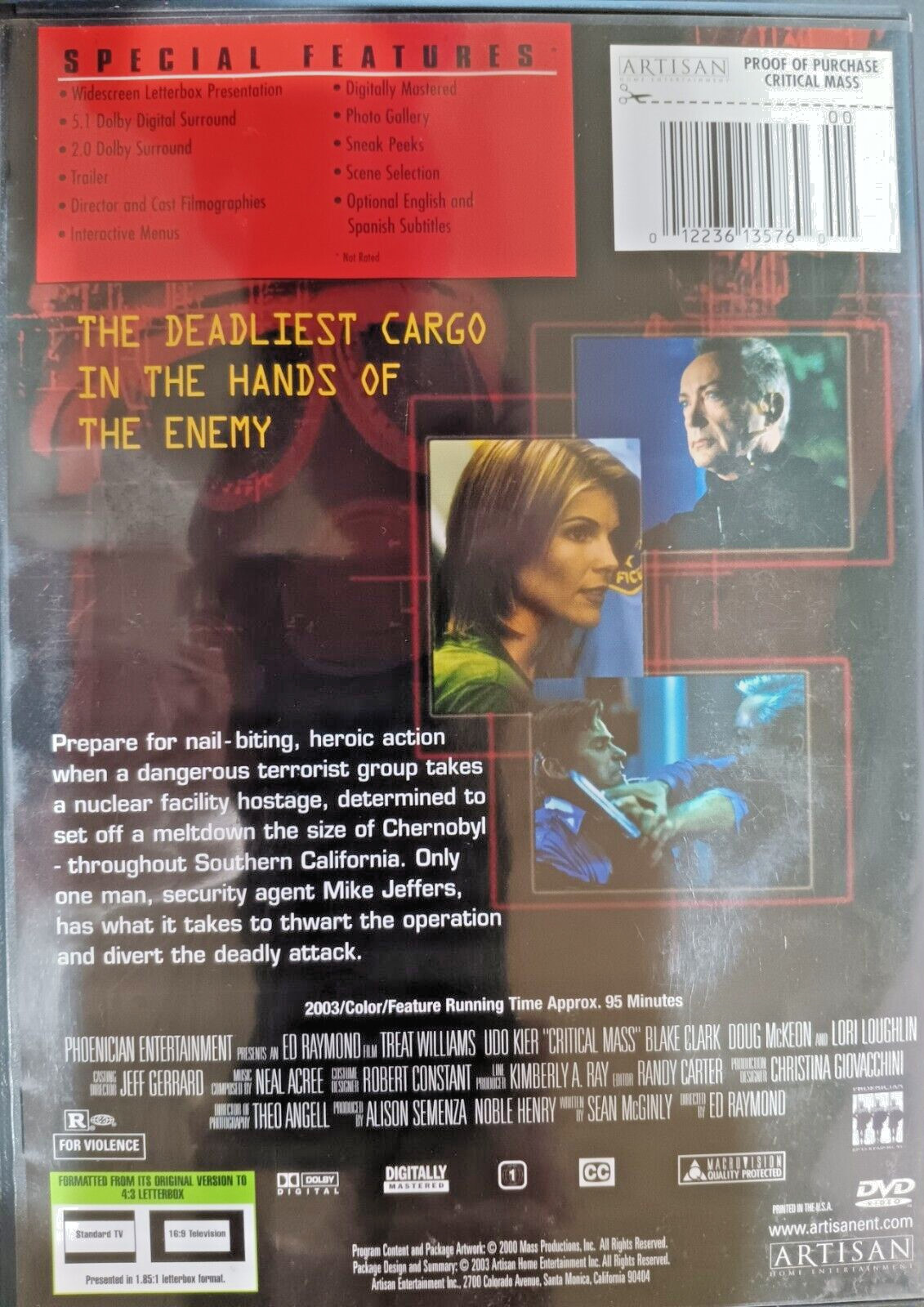 Critical Mass (Ex-Library DVD)