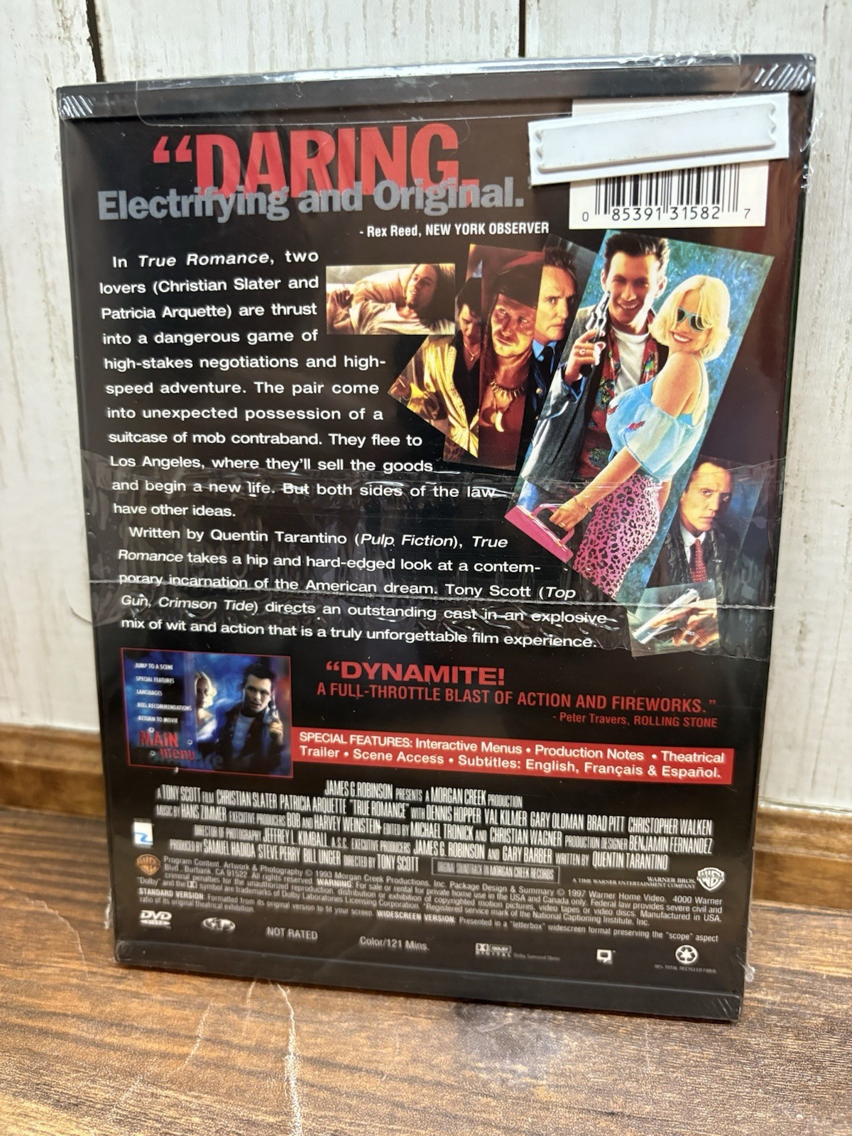 True Romance (DVD, 1993) New Sealed Director’s Cut Tarantino Star Studded Cast