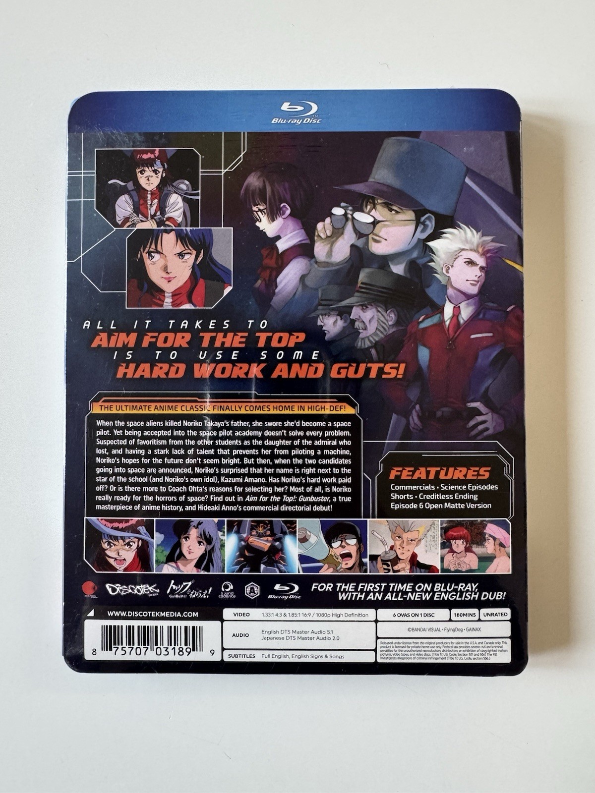 Gunbuster OVA Series (Blu-ray) Discotek OOP *Sealed*